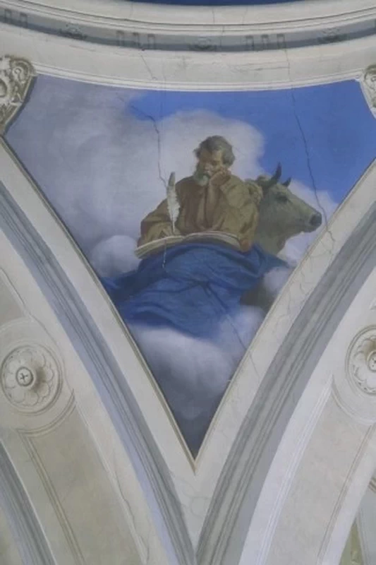 Pietro - Dipinto murale di San Luca